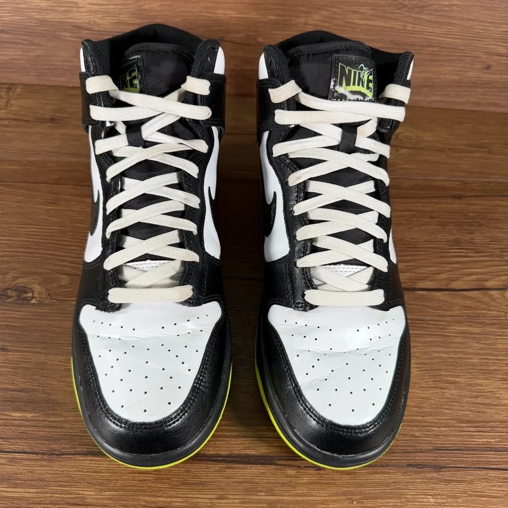 Nike Dunk High ‘Electric’ Lace Up Leather Sneakers Men’s Size 10 Shoes